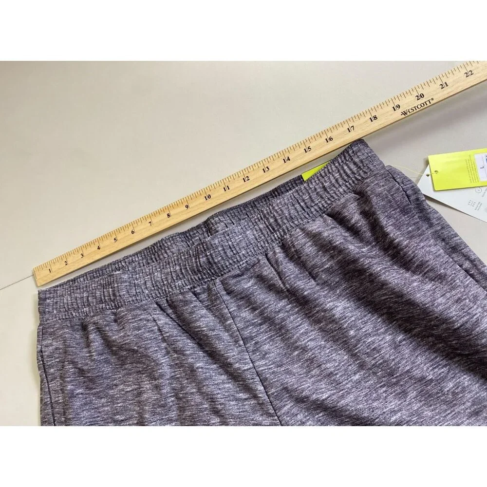 NEW All In Motion UPF 50 Lined Athletic‎ Shorts Men size Large  Performance Gray